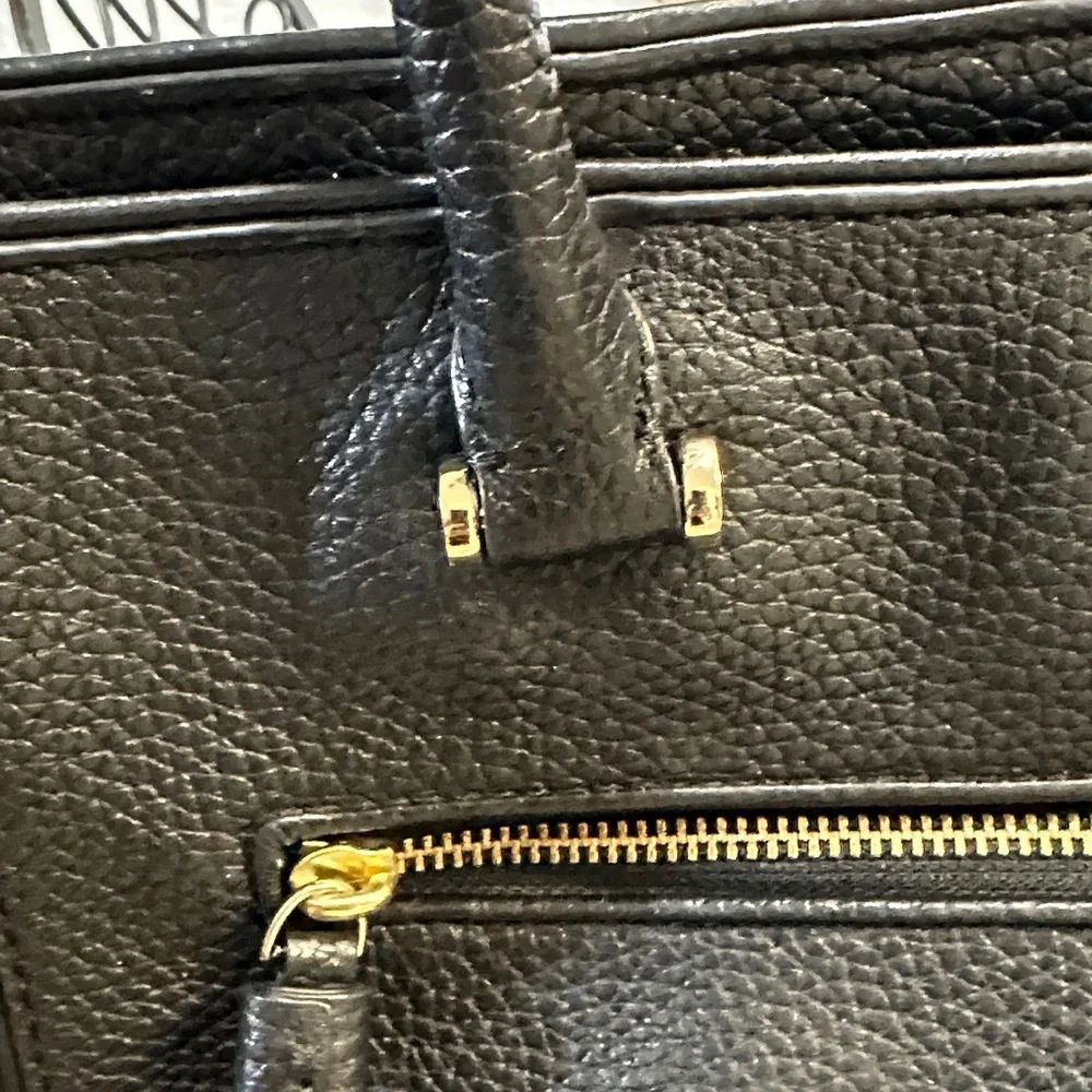 Kate Spade Black Pebbled Leather Tote - Picture 4 of 13